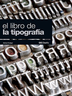 cover image of El libro de la tipografía